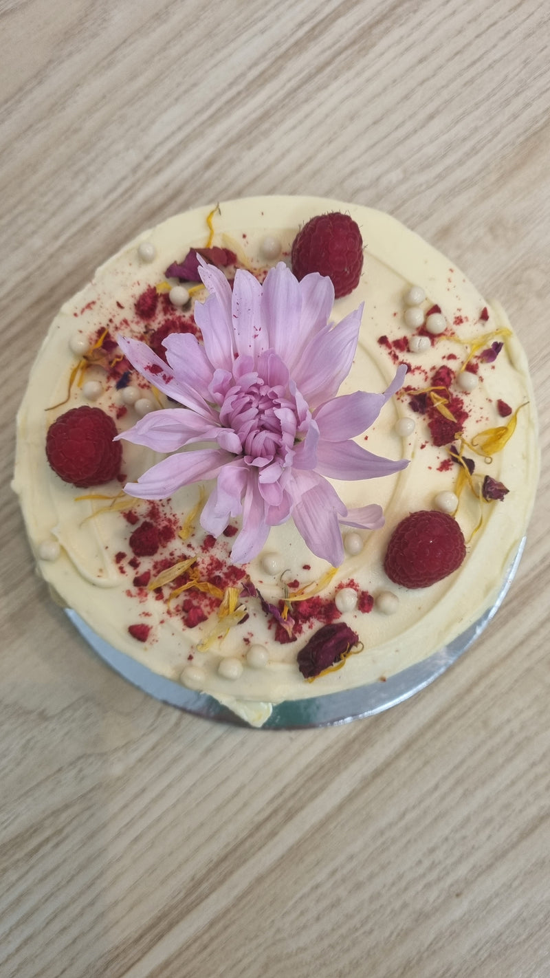 Mother's Day Edition Petite Lemon Raspberry Cake