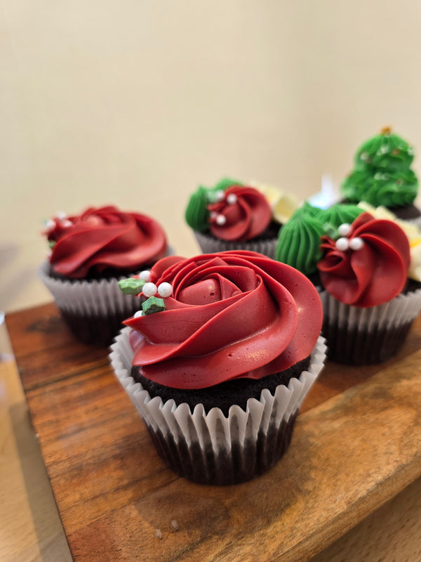 Christmas Cupcake Box