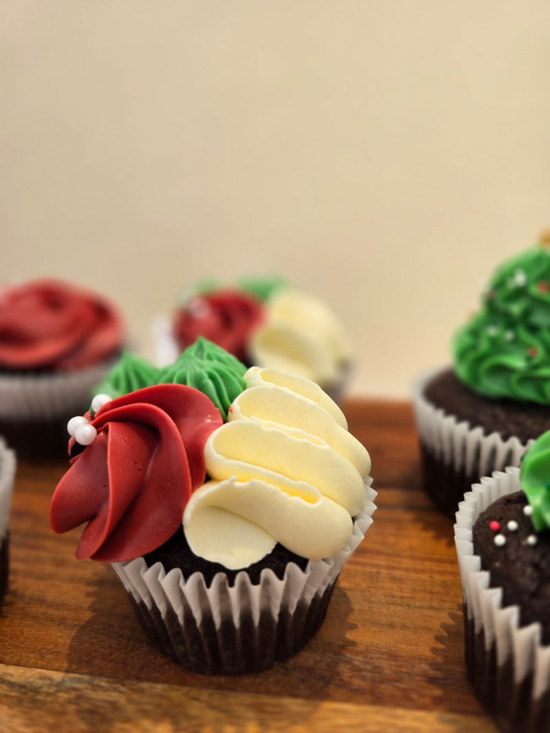 Christmas Cupcake Box