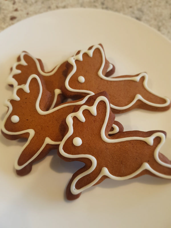 Christmas Gingerbread Reindeer Box