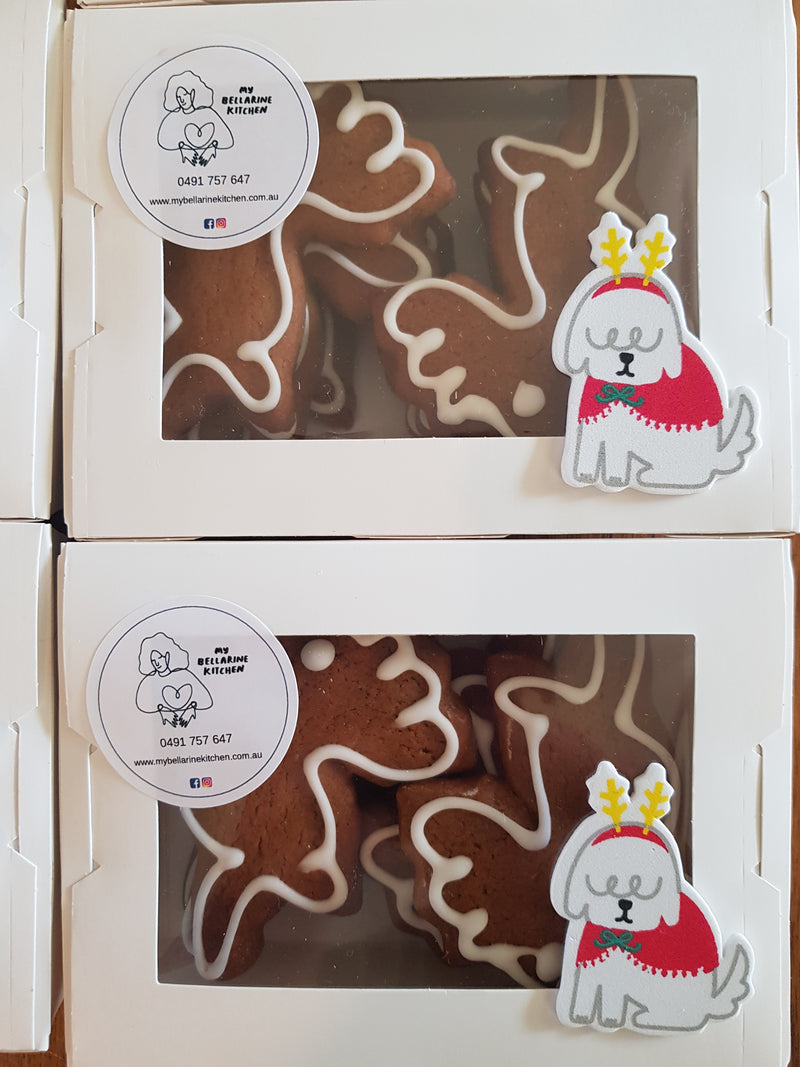 Christmas Gingerbread Reindeer Box