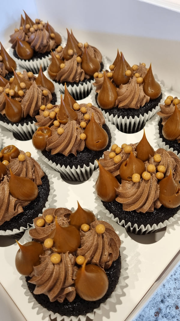 Cupcakes - 12 x Chocolate and Caramel