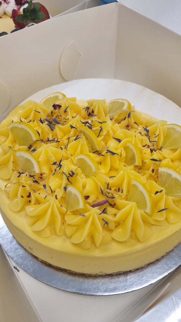 Baked Lemon Curd Cheesecake (GLUTEN FREE)*